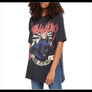 Tops hop Show No Mercy Distressed Tee